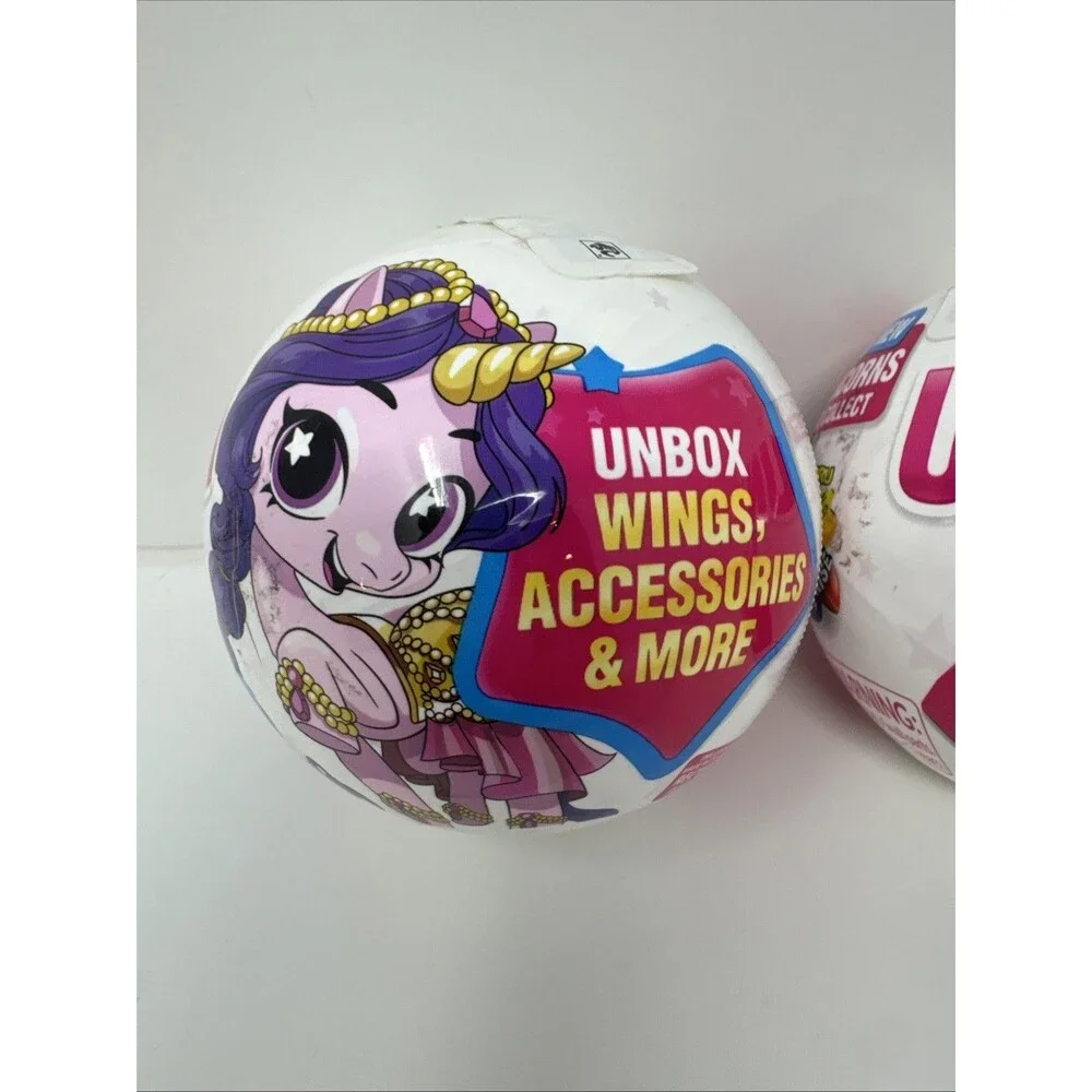 LOT 2 Zuru 5 Surprise Unicorn Squad Magic Color Change Surprise Capsules 2022